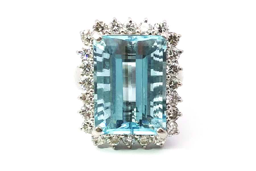 Pt900 サファイア0.930ct ダイヤ0.390ct Pt900 サファイア リング 4.23ct D1.18ct #11.0《セルビー銀座店