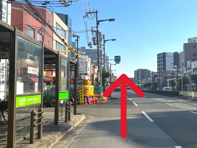 大正区役所方面へ進みます