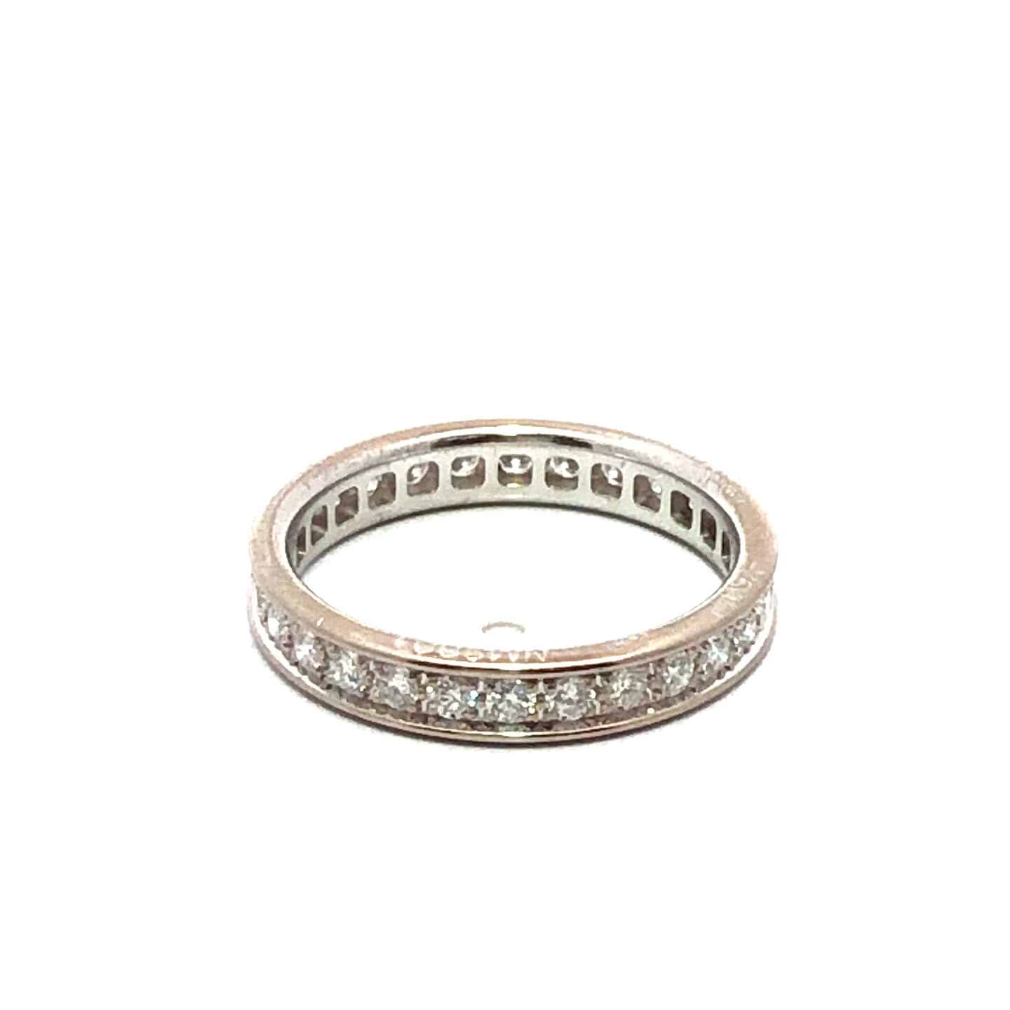 バレリーナ フルエタニティ リング 750 #49/約8.5号 ダイヤ NM9001 総重量約2.81g