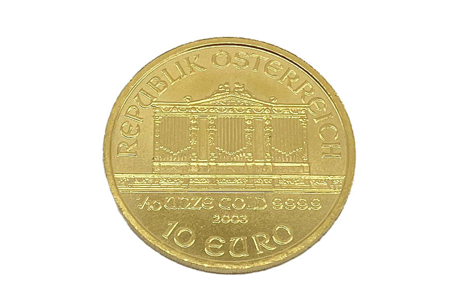 K24 ウィーン金貨ハーモニー 1/10oz の買取実績｜最新相場で高価買取 