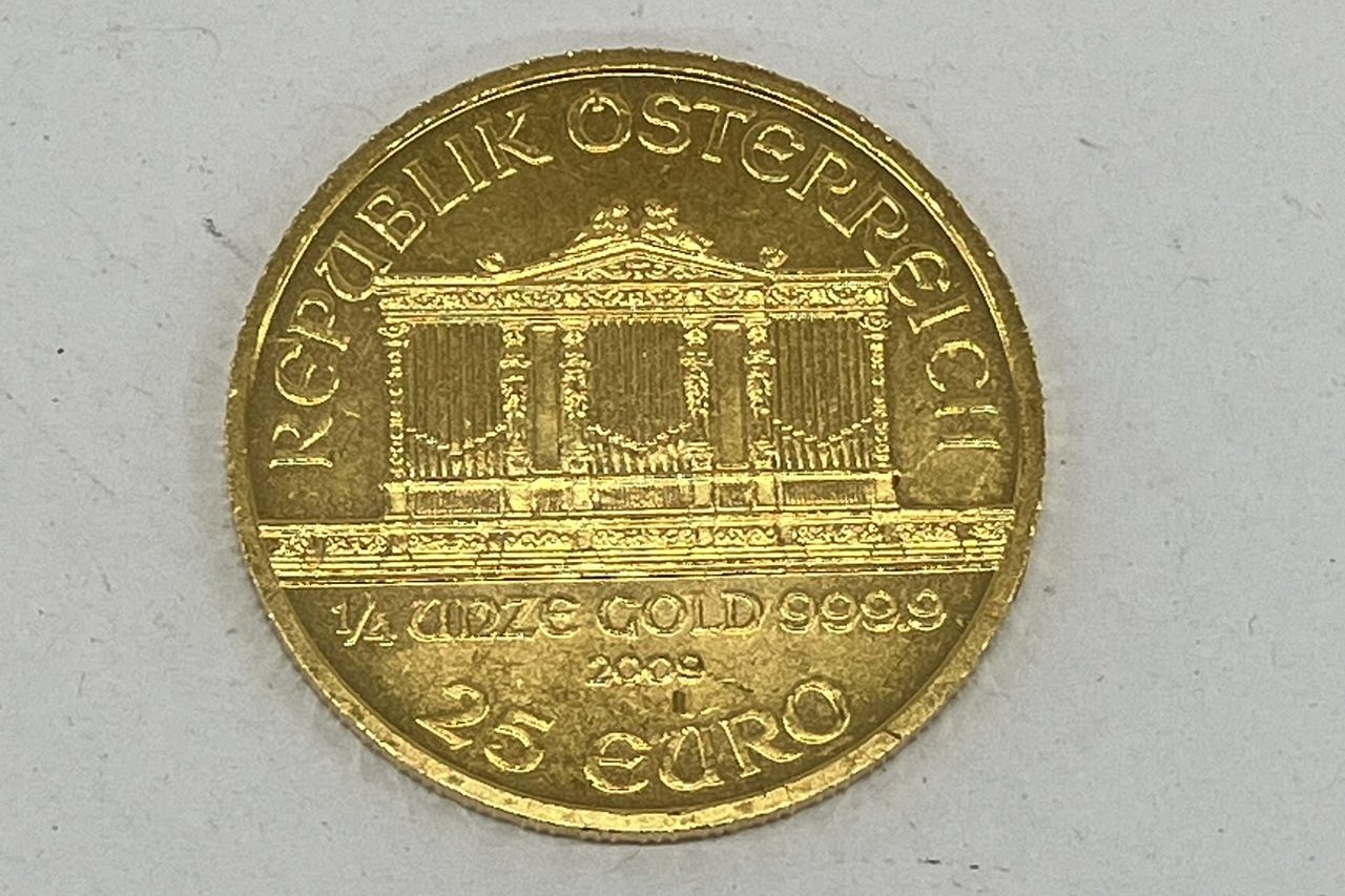 オーストリア ウィーン金貨 1/2オンス 2000年 純金 24金 15.55g 流通品 ウイーン