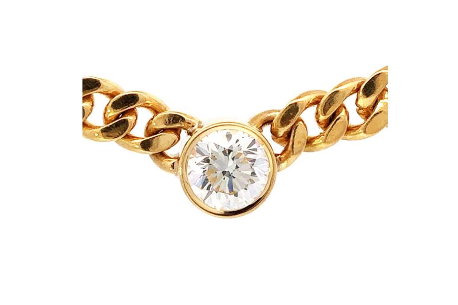 K18×ダイヤモンドネックレス D1.00ct の買取実績｜最新相場で高価買取 