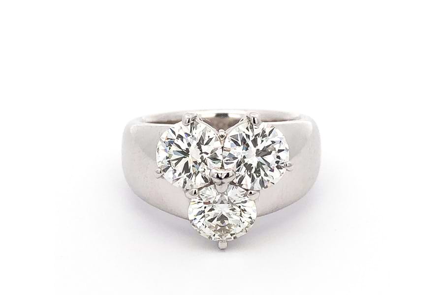 Pt900×ダイヤモンドリング D2.025ct MD2.514ct の買取実績｜最新