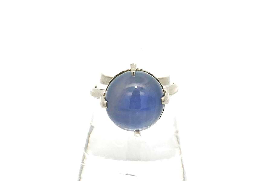 K14WG リング S1.43ct MD0.16ct のサファイア買取の実績｜最新