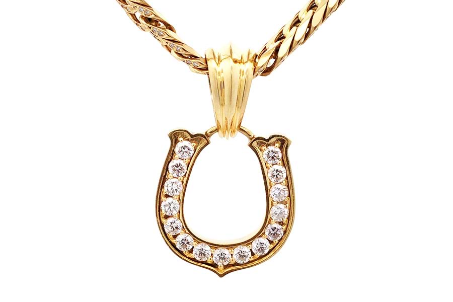 K18,750×ダイヤモンドネックレス MD2.00ct MD1.26ct の買取実績