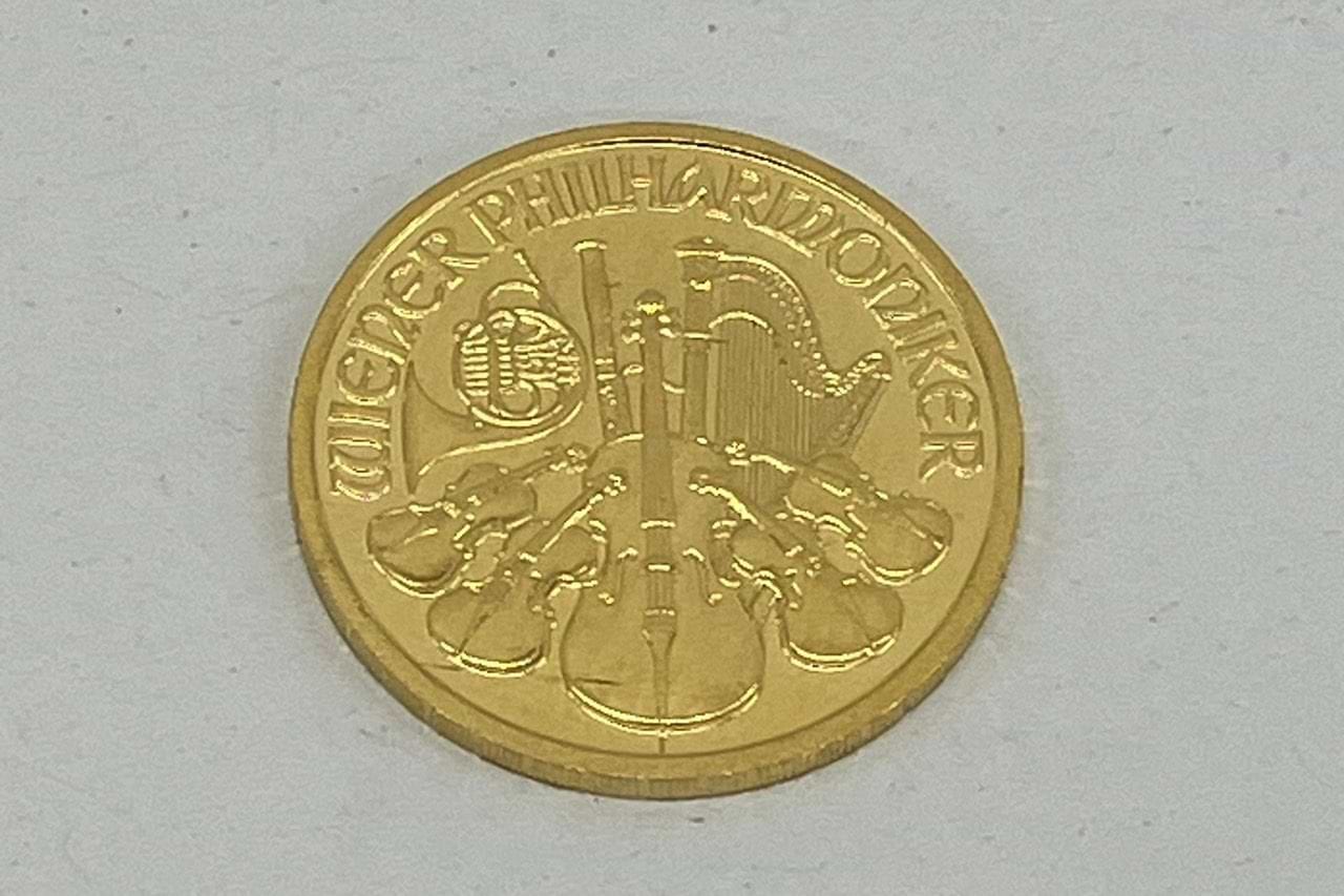 K24 ウィーンハーモニー金貨 1/10oz の買取実績｜最新相場で高価