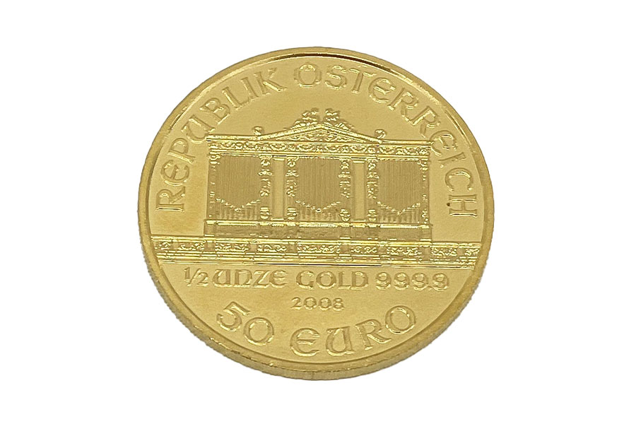K24 ウィーンハーモニー金貨 1/2oz
