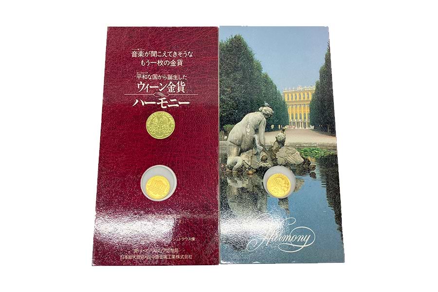 K24 ウィーンハーモニー金貨 1/10oz 2枚