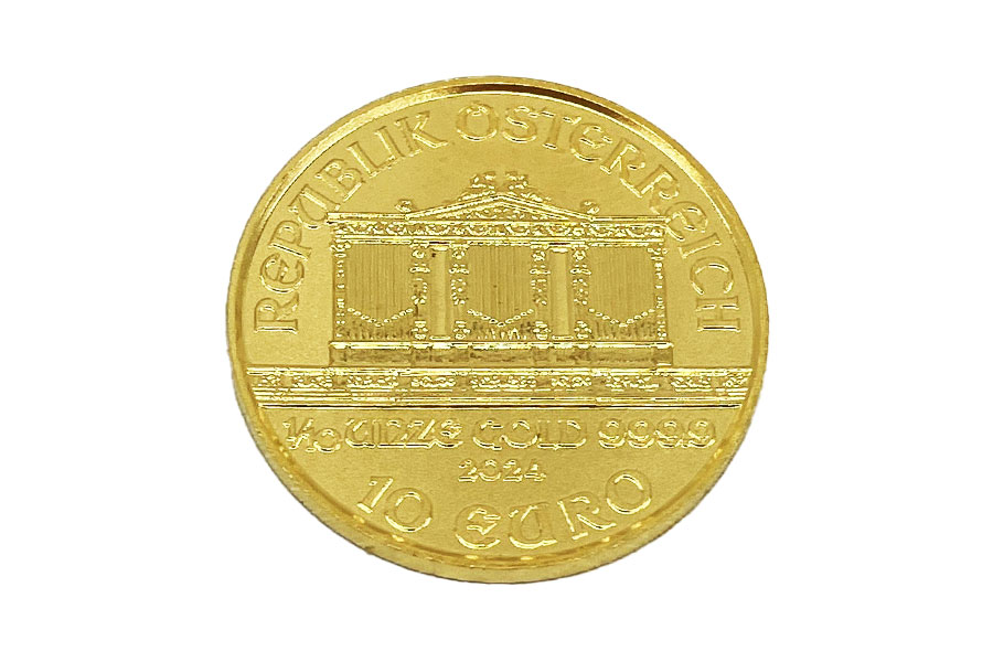 K24 ウィーンハーモニー金貨 1/10oz
