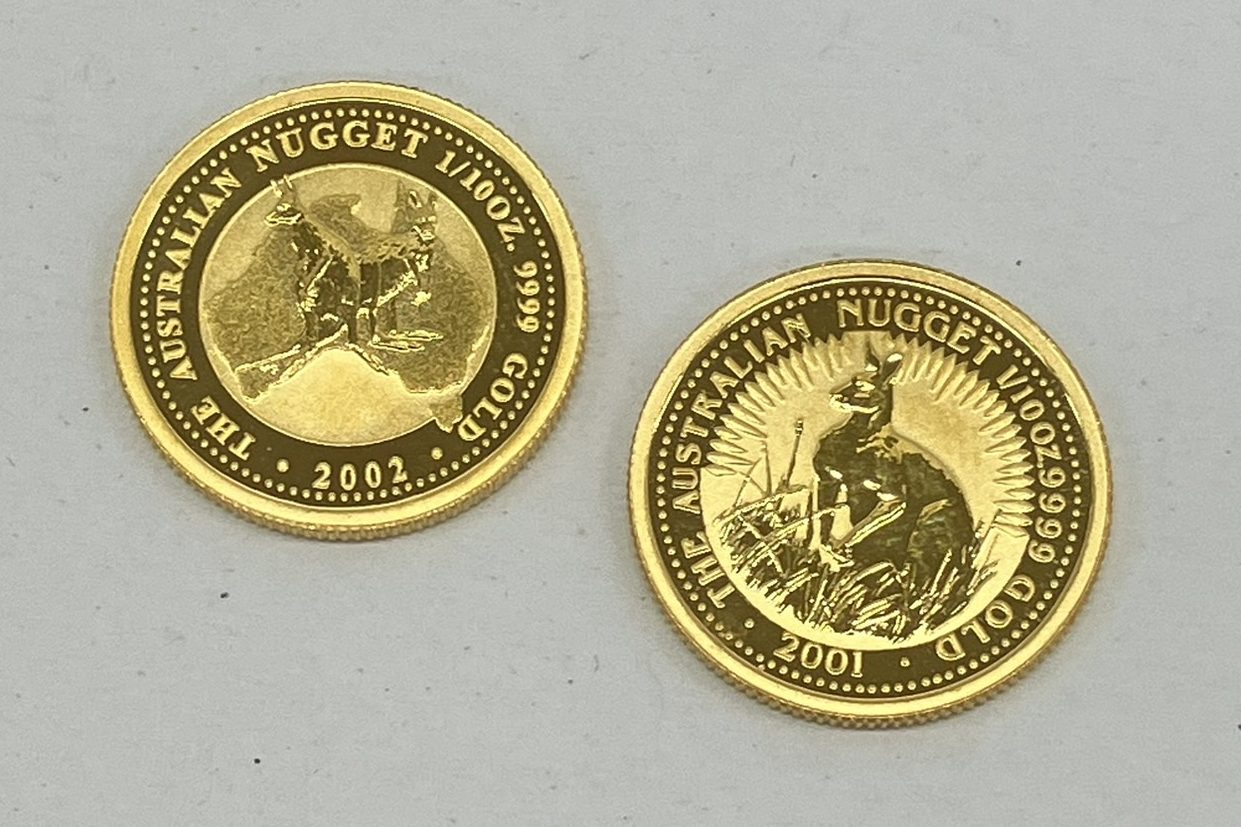 K24 カンガルー金貨1/10ozトップネックレスの金・貴金属買取の