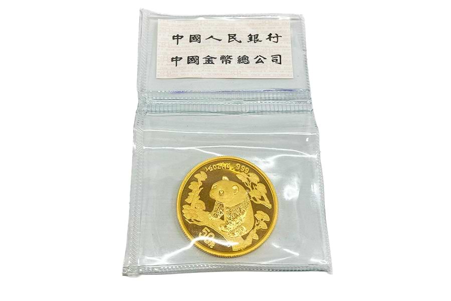 K24パンダ金貨 1/2oz