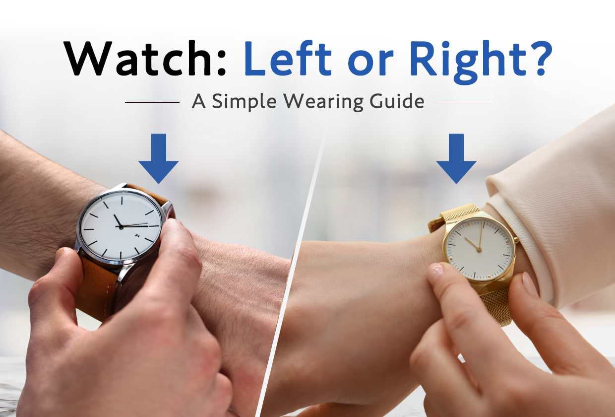腕時計はどっちの腕につける？ 正しい位置や付け方・男女での違いを解説