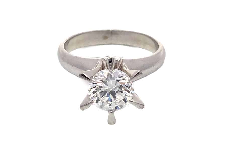 Pt900×ダイヤモンドリング D1.22ct