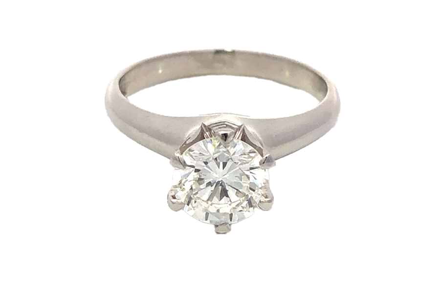 Pt900×ダイヤモンドリング D1.239ct