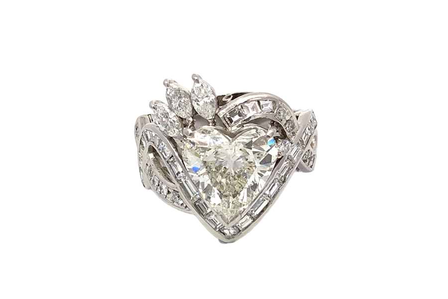 Pt900×ダイヤモンドリング D3.376ct MD1.434ct