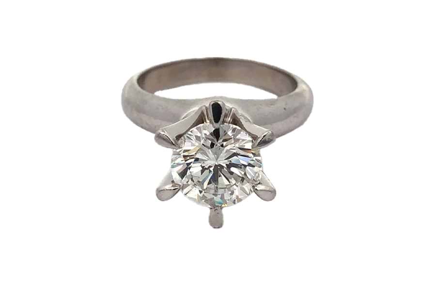 Pt900×ダイヤモンドリング D2.137ct