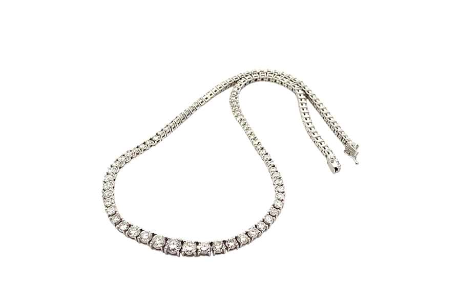 Pt850×ダイヤモンドネックレス MD10.00ct