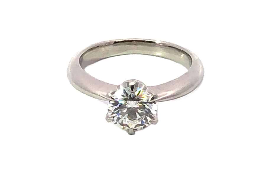 Pt900×ダイヤモンドリング D1.028ct