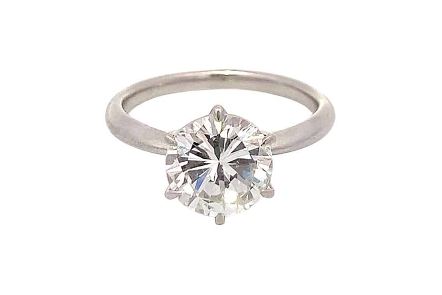 Pt900×ダイヤモンドリング D2.13ct