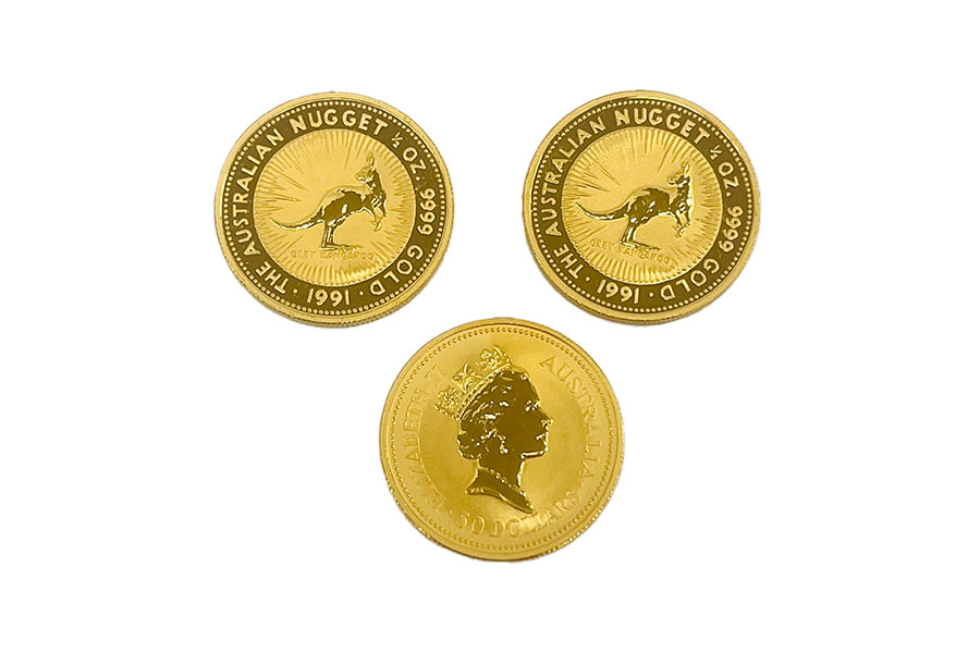 K24 オーストラリアカンガルー金貨×3