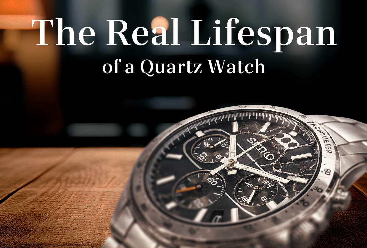 【寿命が短いは嘘?】クォーツ式腕時計の寿命と長持ちのコツを解説