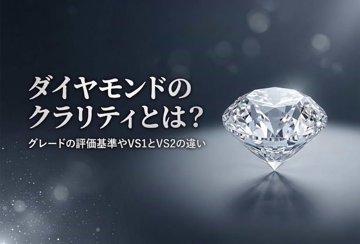 ダイヤモンドのクラリティとは? グレードの評価基準や「VS1」と「VS2」の違い