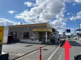 ジョイフル福岡大刀洗店を通過します