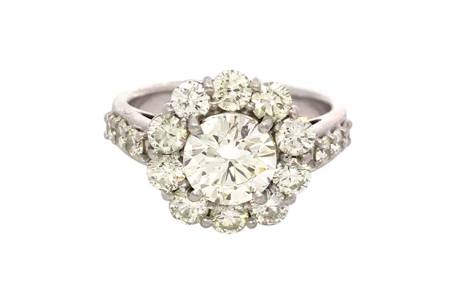 Pt900×ダイヤモンドリング D2.062ct MD2.23ct