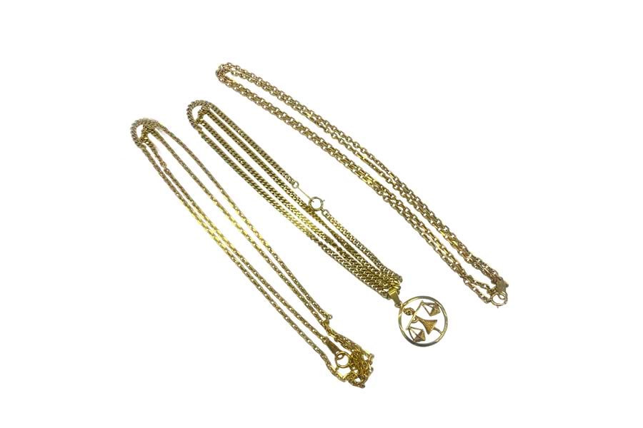 K18 ネックレス3本セット