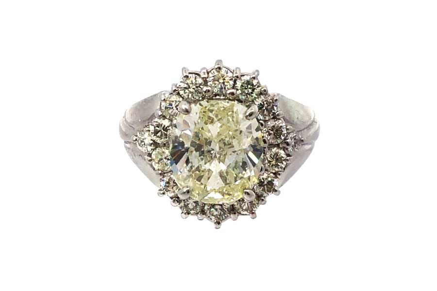 Pt900×ダイヤモンドリング D4.021ct MD1.12ct