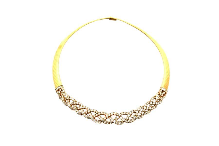 K18×750×ダイヤモンドネックレス MD10.31ct