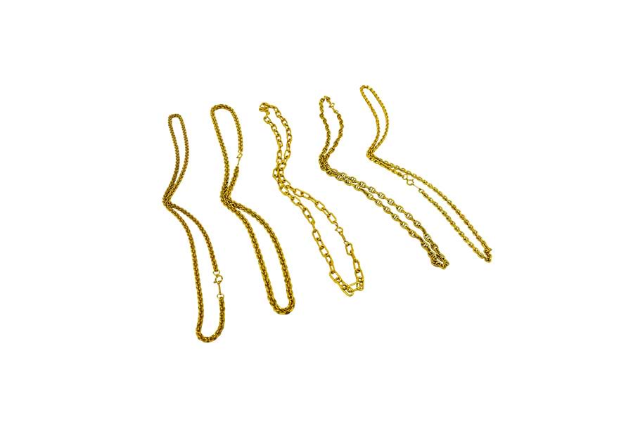 K18ネックレスおまとめ 2/04