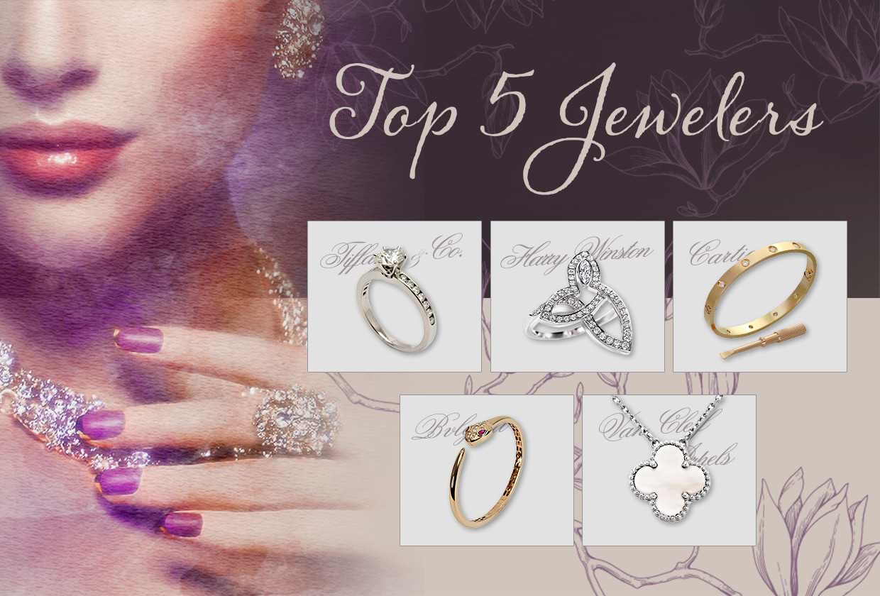 世界五大ジュエラーとは？ 格付けや歴史・特徴・代表的なジュエリーを解説