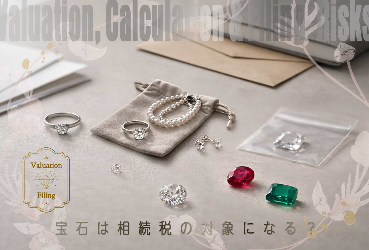 宝石は相続税の対象になる？ 評価額・計算方法・申告漏れ時の対処まで解説