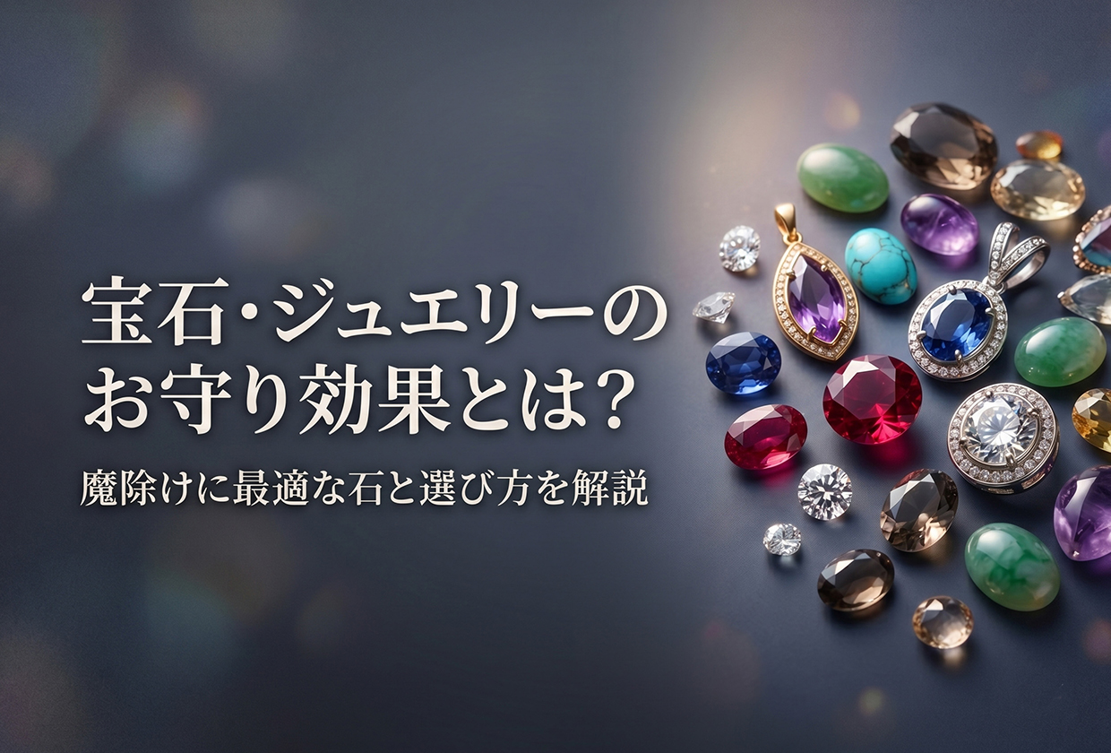 宝石・ジュエリーのお守り効果とは? 魔除けに最適な石と選び方を解説