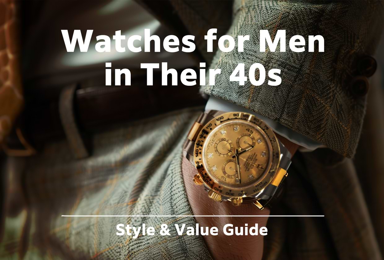 40代男性につけてほしいセンスのいい腕時計10選｜相場や選び方を解説