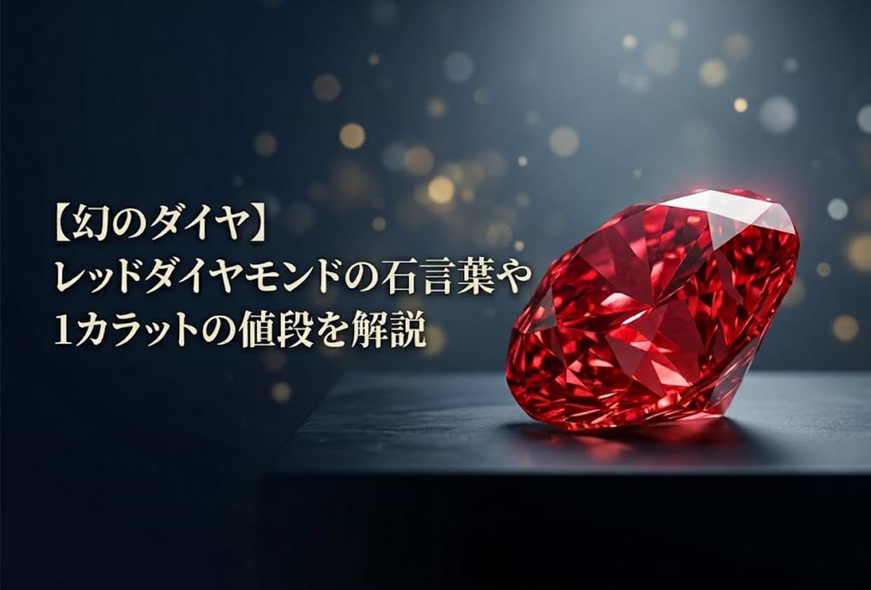 【幻のダイヤ】レッドダイヤモンドの石言葉や1カラットの値段を解説
