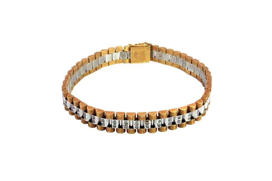 K18×ダイヤモンドブレスレット MD0.61ct