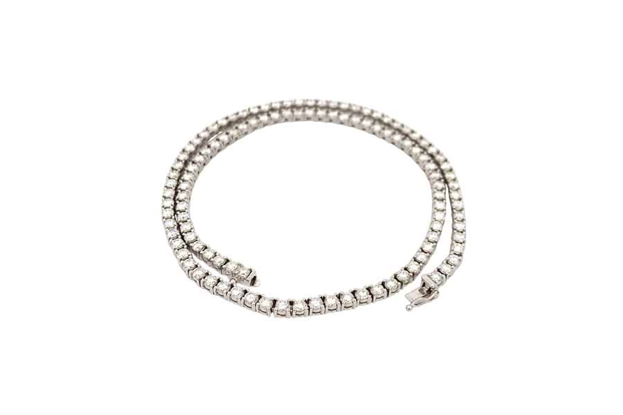 Pt850×ダイヤモンドネックレス MD10.46ct