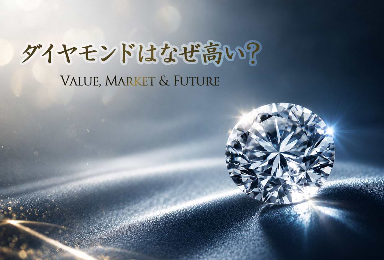 ダイヤモンドはなぜ高い? 理由や市場の需給関係・今後の価値を解説