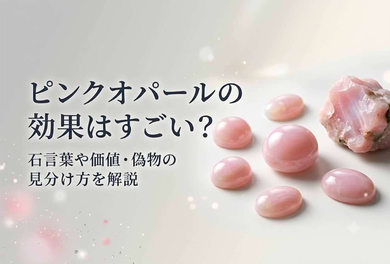 ピンクオパールの効果はすごい? 石言葉や価値・偽物の見分け方を解説