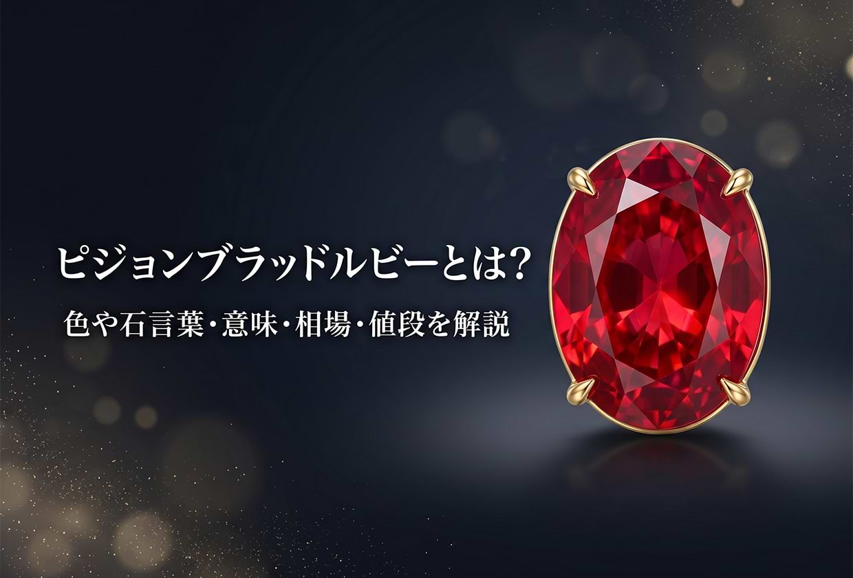 ピジョンブラッドルビーとは? 色や石言葉・意味・相場・値段を解説