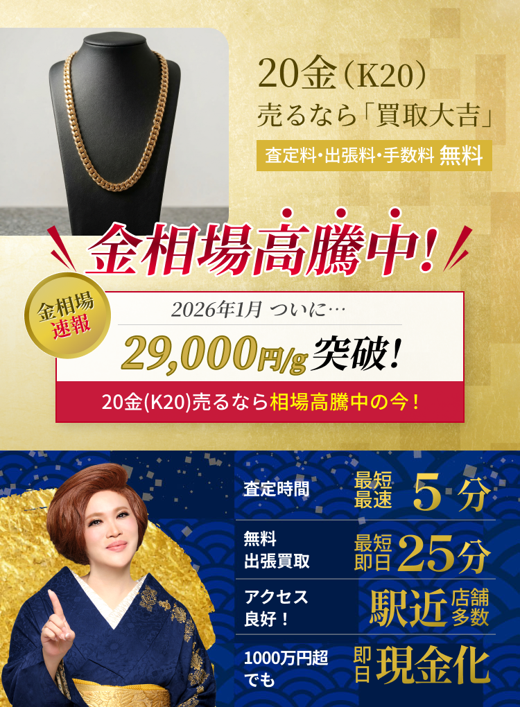 20金(K20)