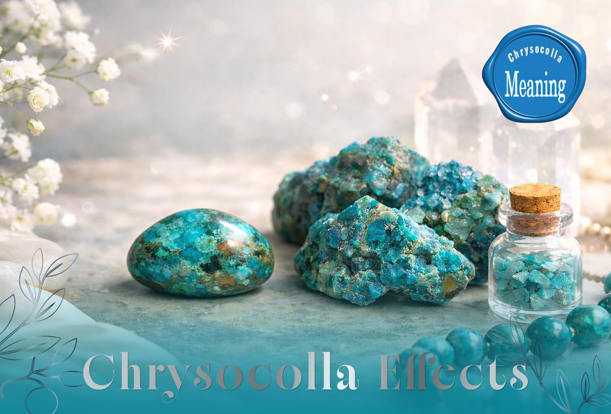 クリソコラの効果は？ 石言葉や種類・毒性・ターコイズとの違いを解説