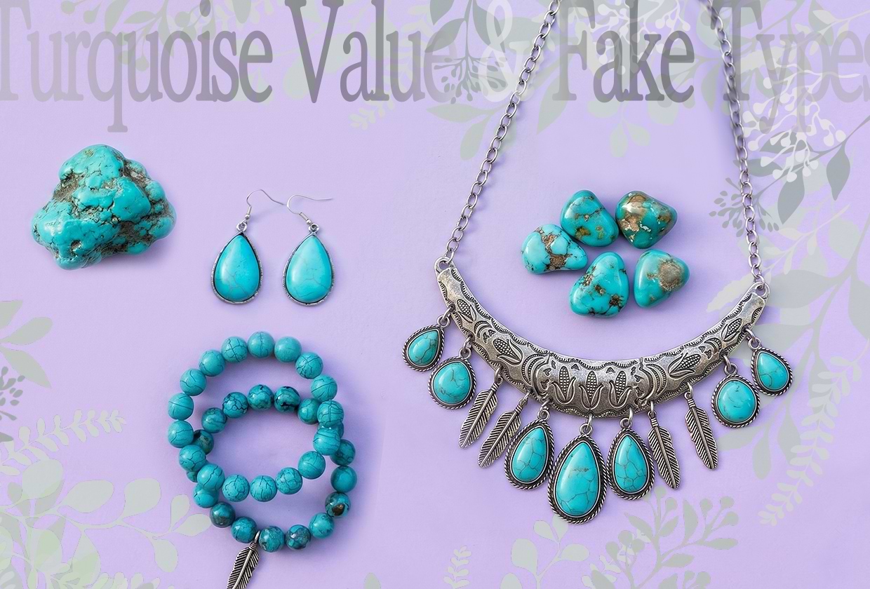 ターコイズの本物と偽物の見分け方｜価値と偽物の種類を解説