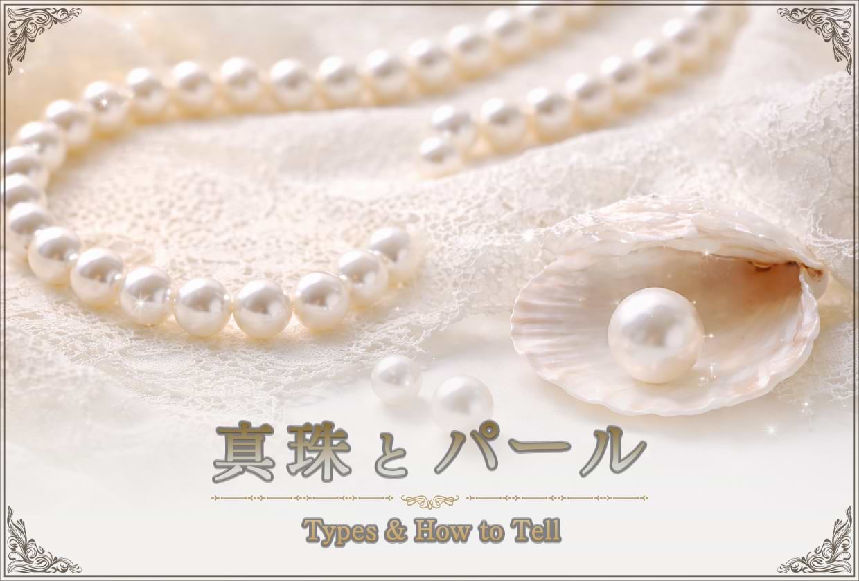 真珠とパールの違いは? 種類ごとの特徴や見分け方を解説