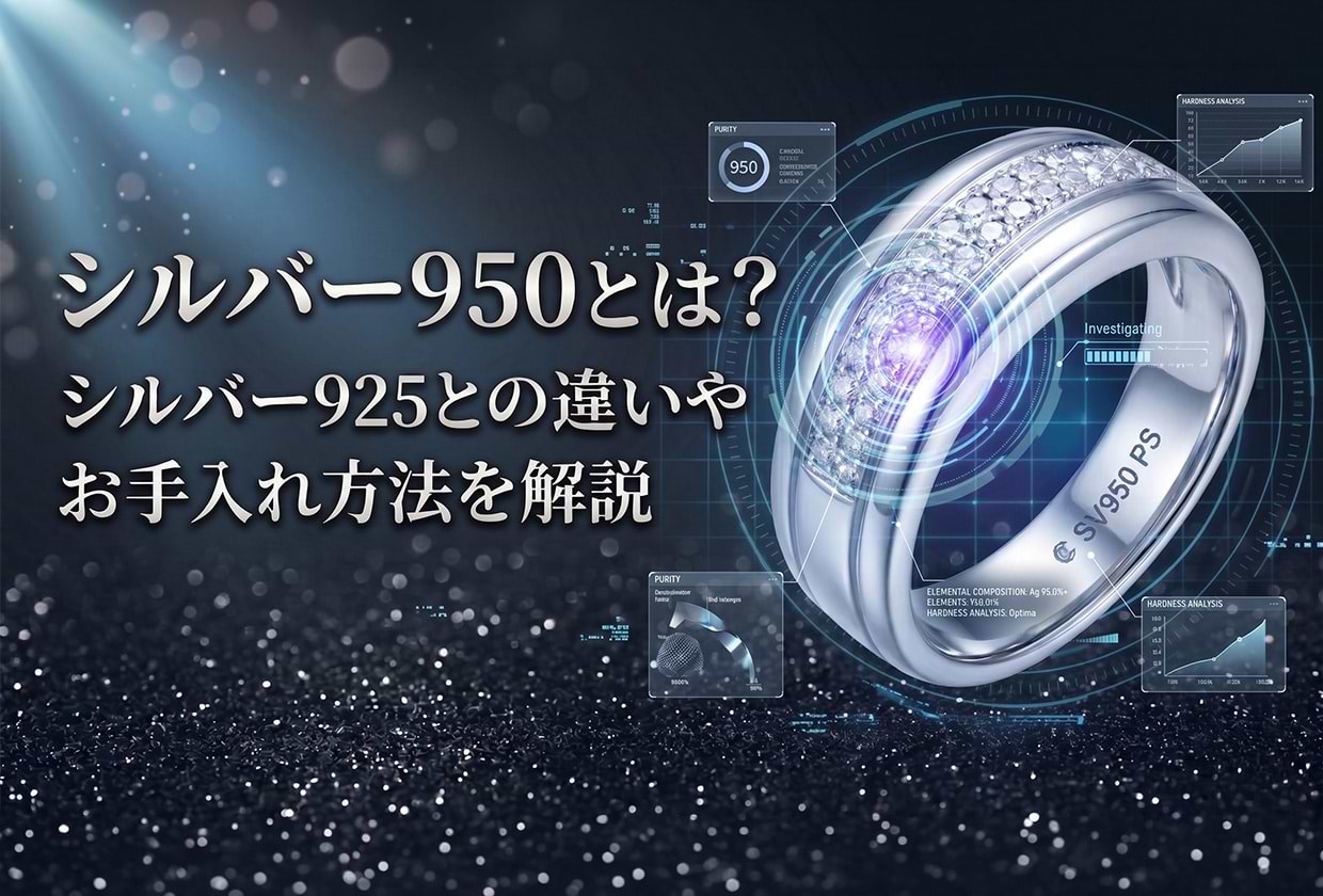 シルバー950とは？ シルバー925との違いやお手入れ方法を解説
