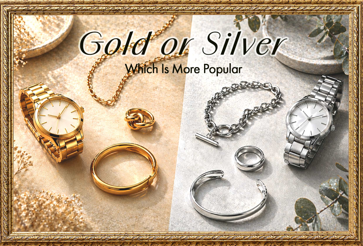 ゴールドとシルバーはどっちが人気？ 違いや似合う人の特徴を解説