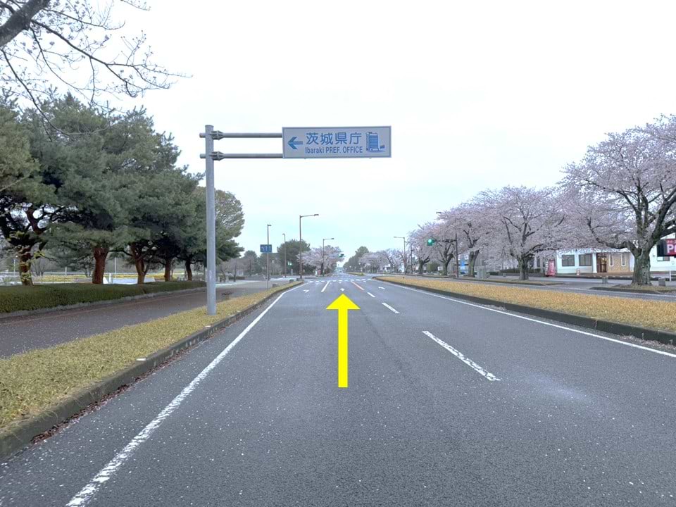 茨城県庁より車で1分ほどの位置にございます