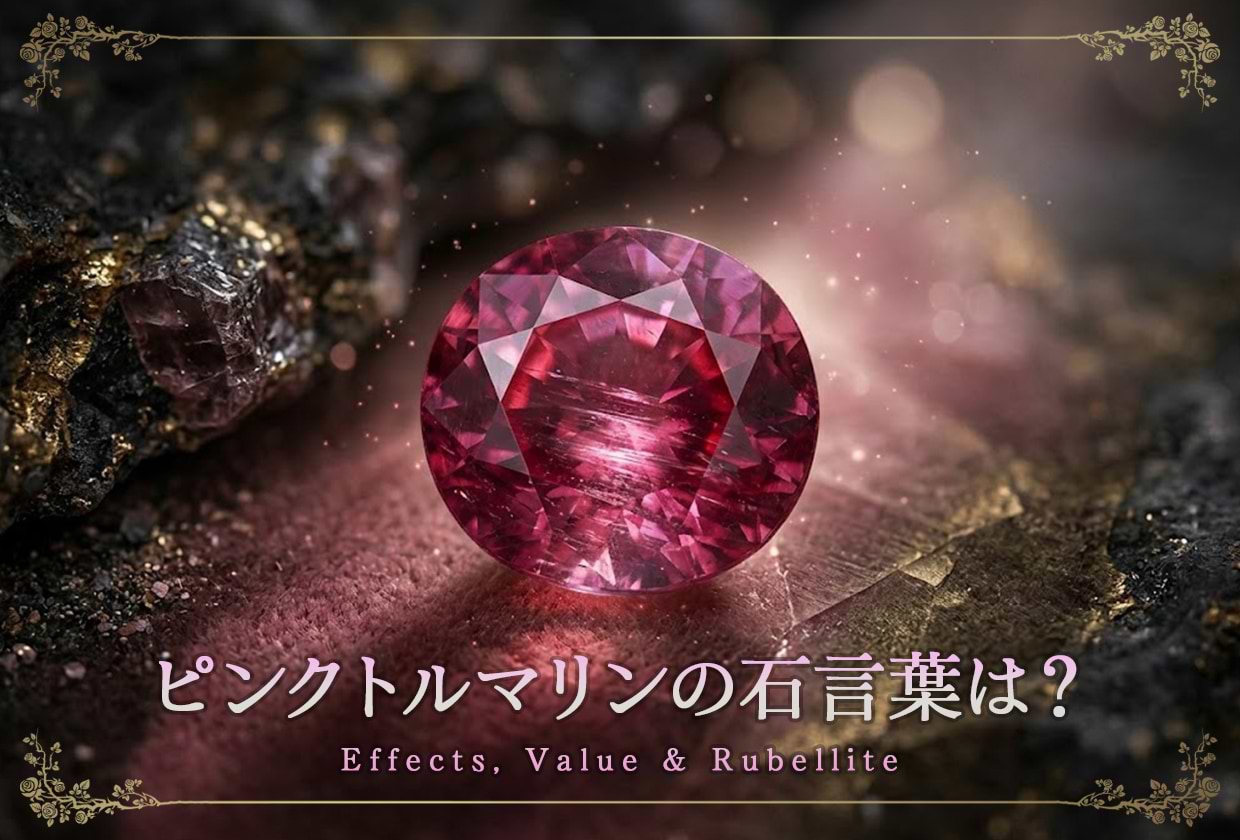 ピンクトルマリンの石言葉は? 効果や意味・ルベライトとの違いを解説